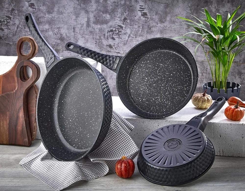 First Class Platinum Seri Döküm 3lü Tava Set