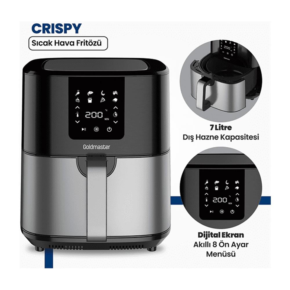 Goldmaster Crıspy Gm-7459 Sıcak Hava Frıtozu