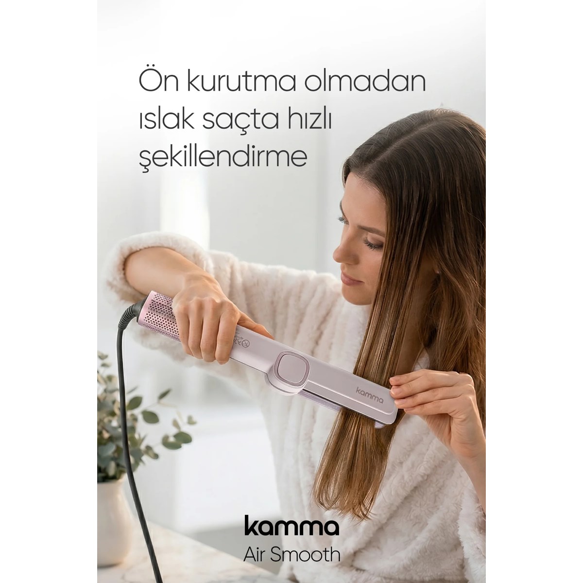 Kamma As-25 Aırsmooth Sac Duzlestırıcı-mor