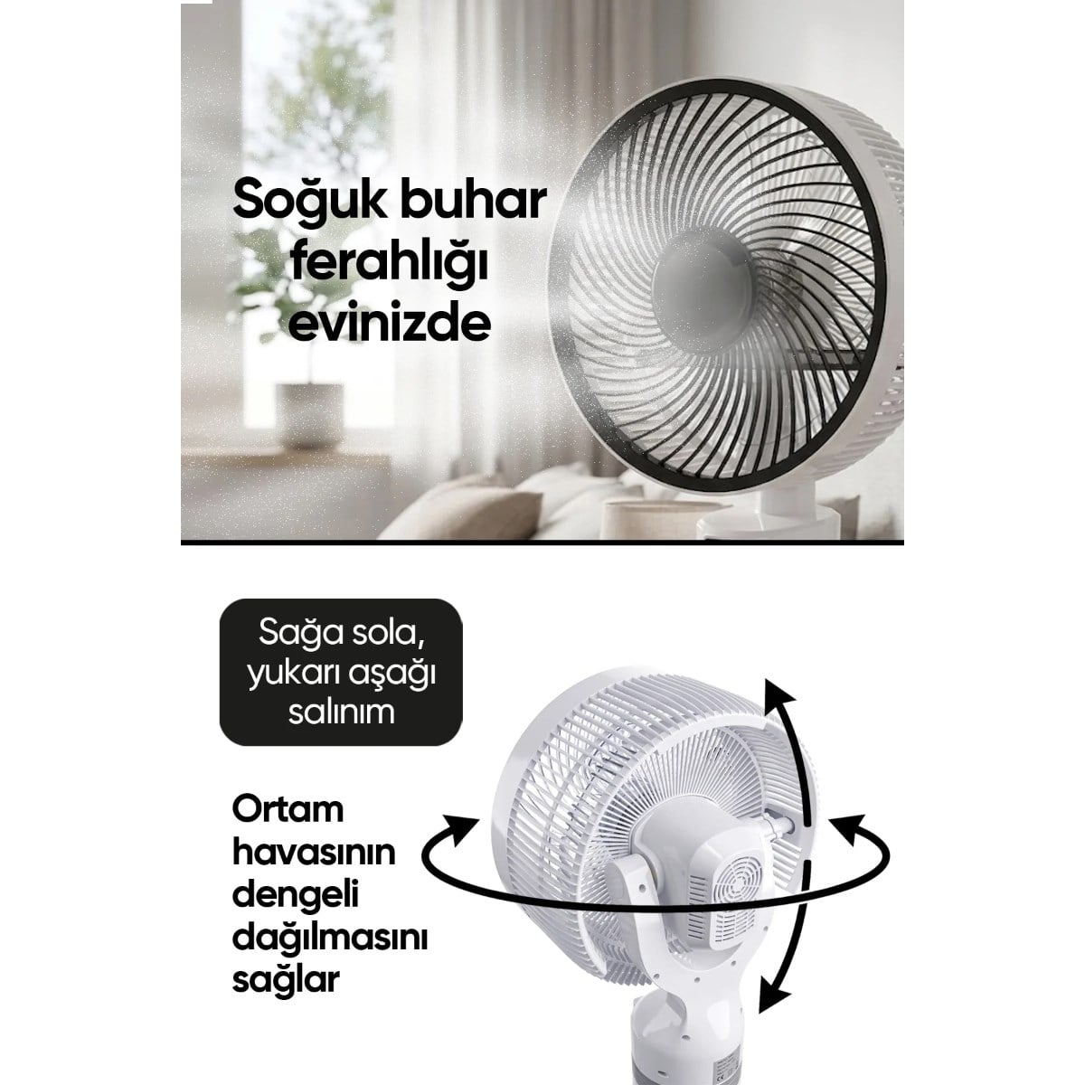 Kamma Kmf130 Mist Fan Buharlı Vantilator