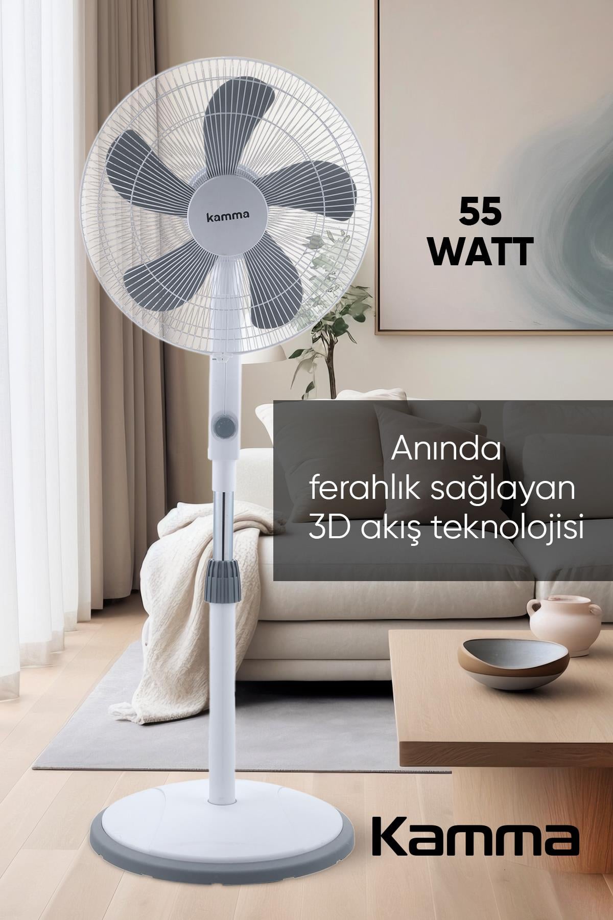 Kamma Lds05-40ac Ayaklı Vantılator