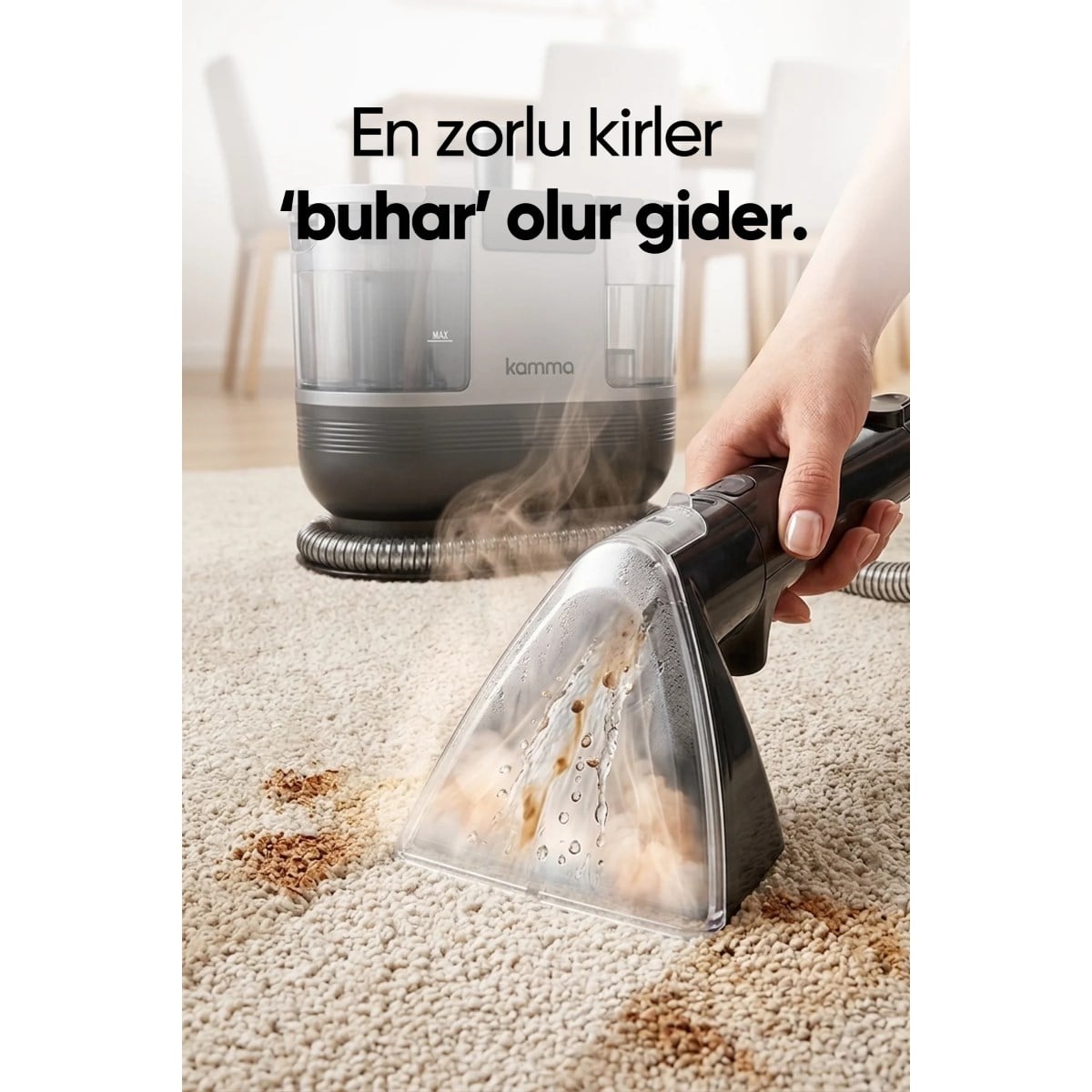 Kamma Sl2 Spotless Ultra Çok Fonksıyonlu Buharlı Temizlik Makınesi
