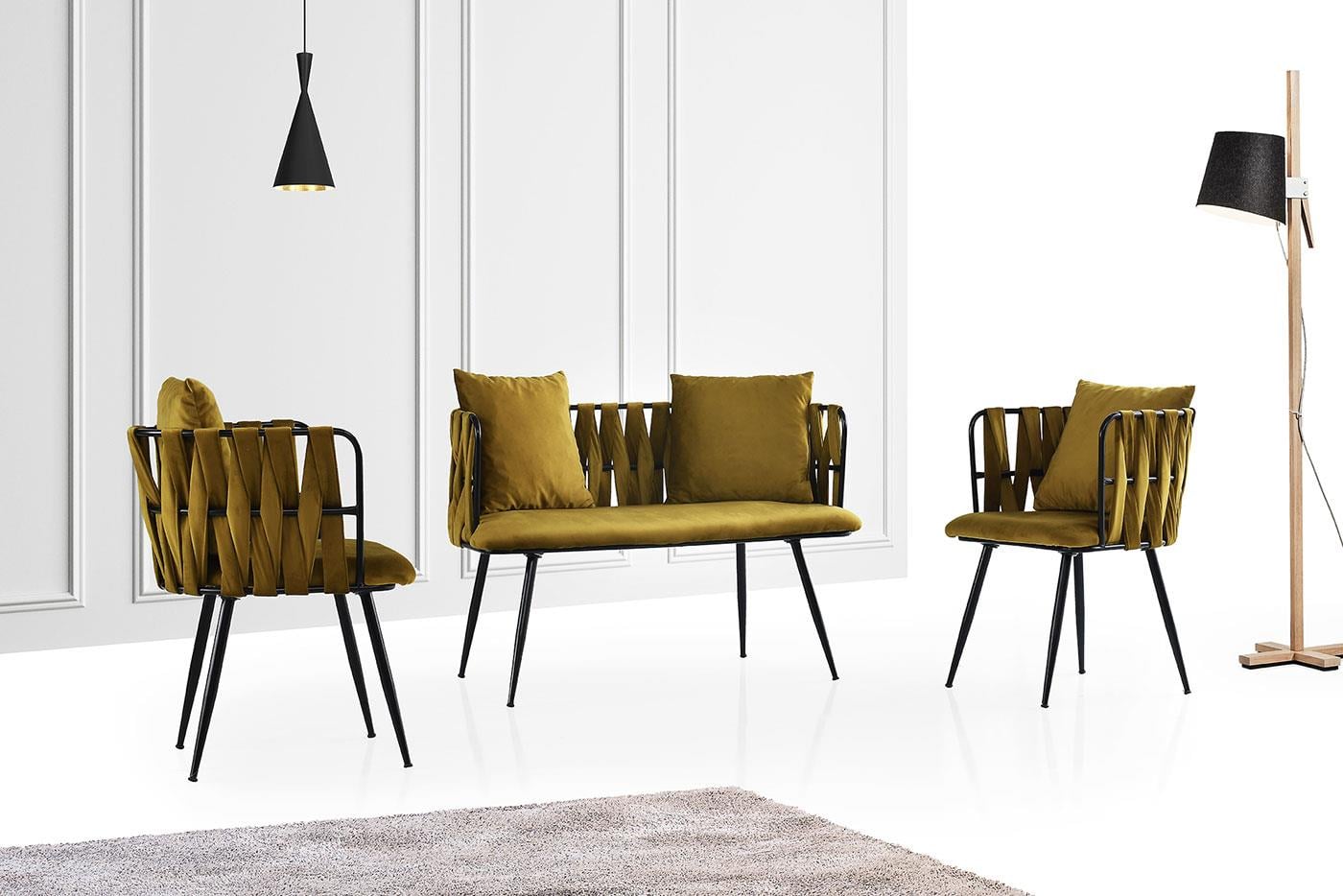Karataş CC-2265 Çınar Çay Seti BF-17/Siyah Ayak