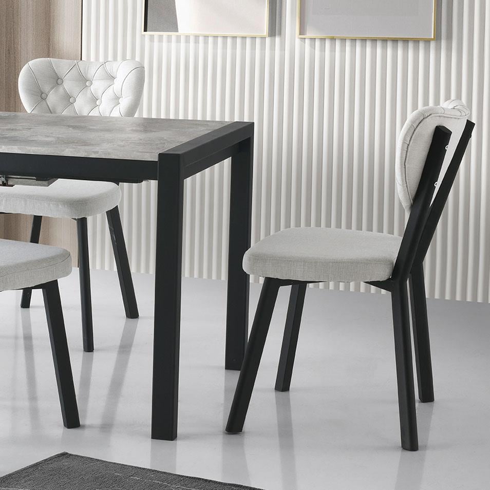 Karatas En-806 Enzo Sandalye V-02/ Sıyah