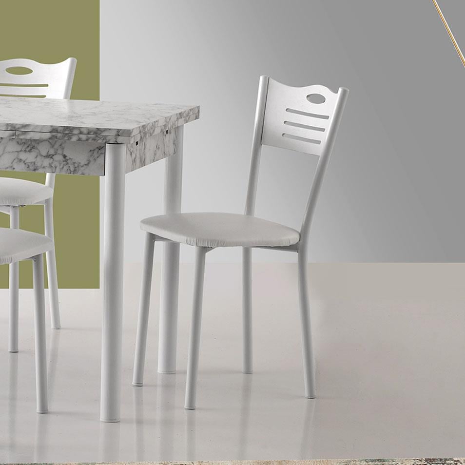 Karatas Ps-1305 Polo Sandalye Beyaz/beyaz