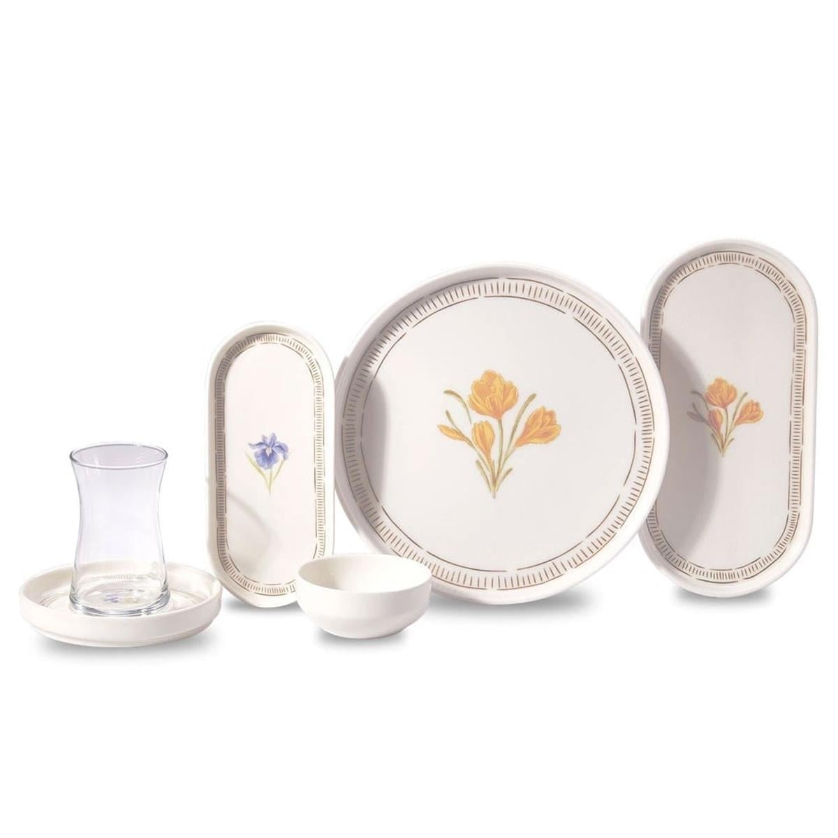 Korkmaz A8687 Luna Collection 26 Parça Kahvaltı Takımı