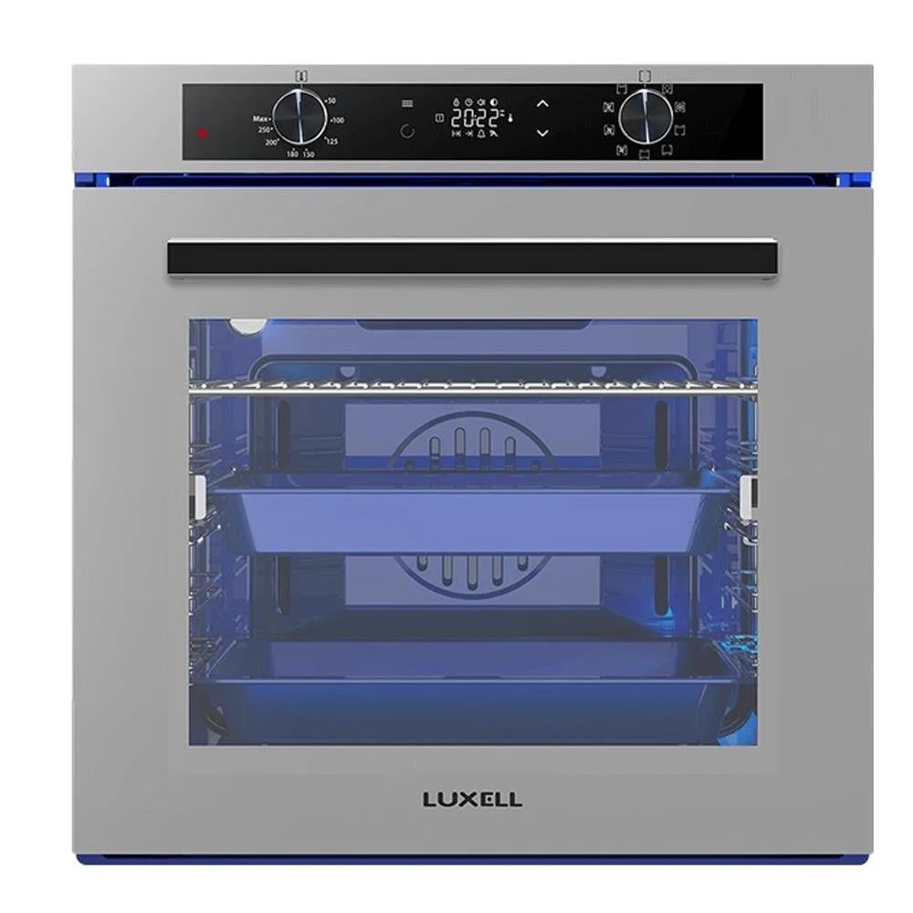 Luxell A68-SGF3 DDT 9+1 88 Lt Gri Cam Ankastre Fırın