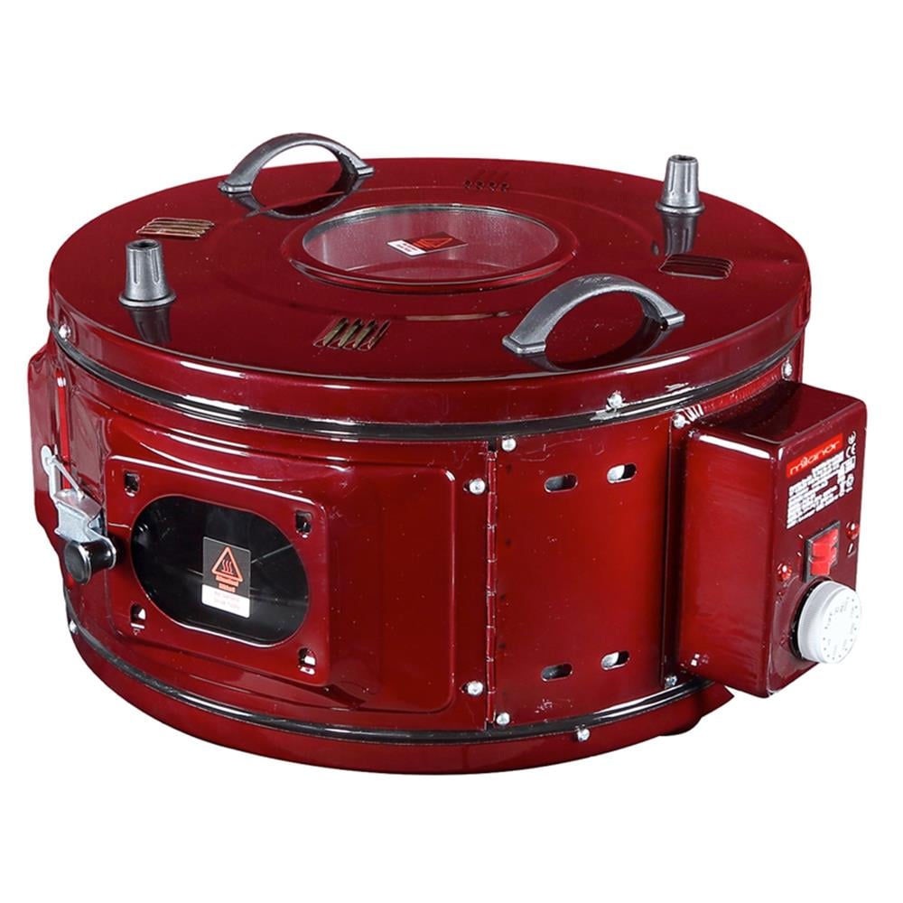 Milanor 6037 Büyük Termostatlı Emaye Davul Fırın