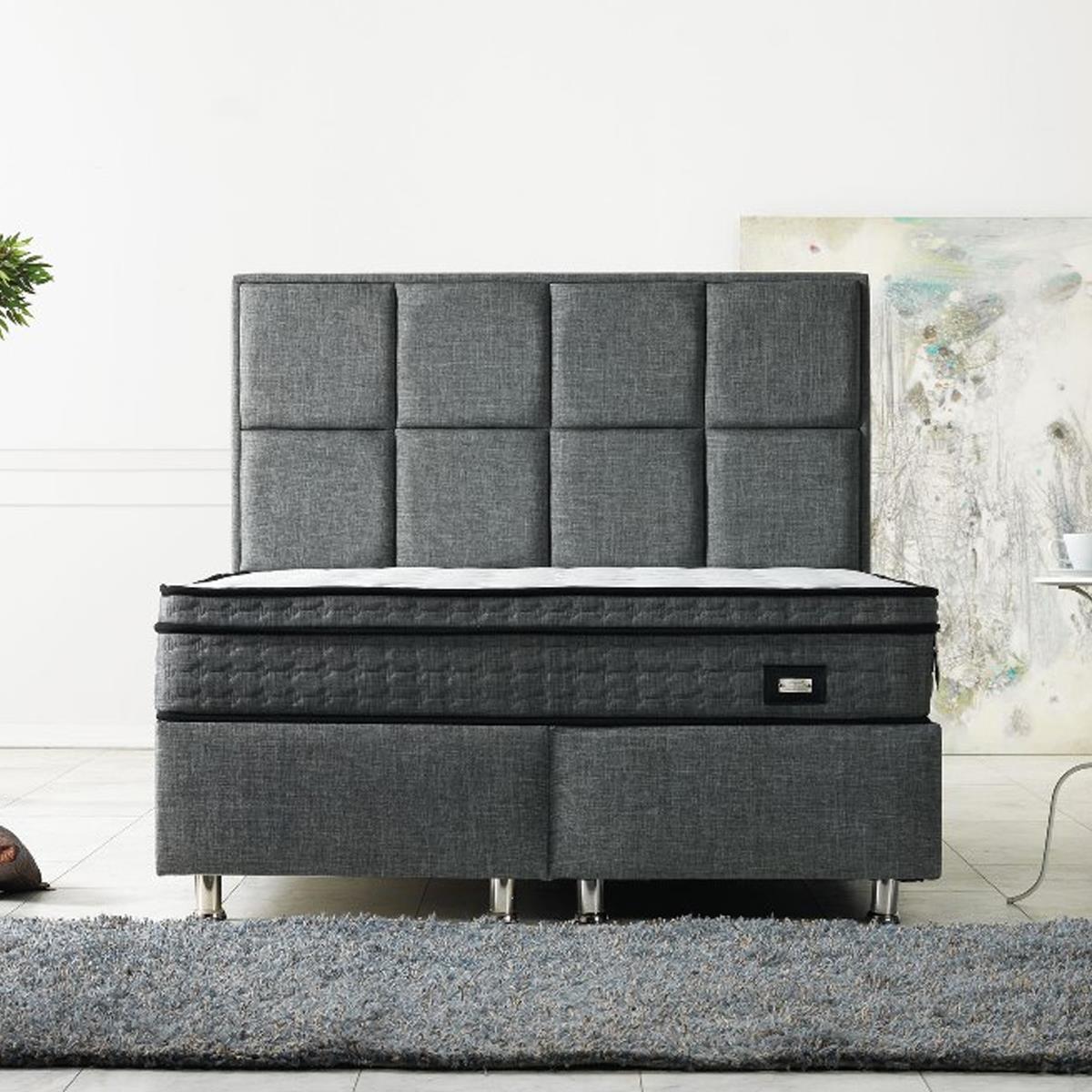 Mr.Sleep Kafka 180x200 Yatak Baza Başlık Set