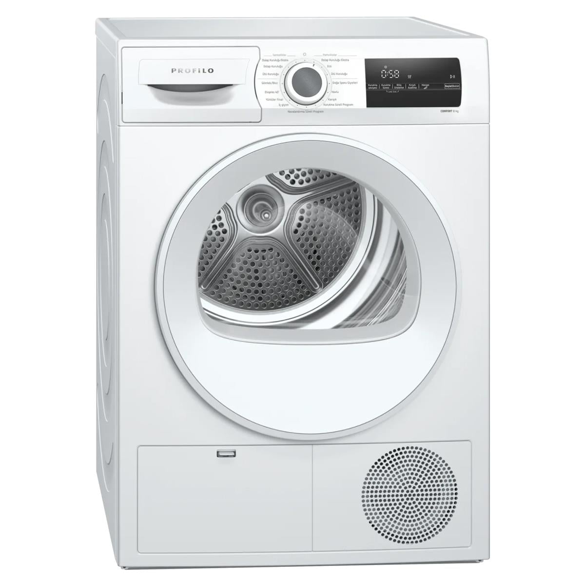 Profilo KM8612HTR Isı Pompalı Kurutma Makinesi 8 kg