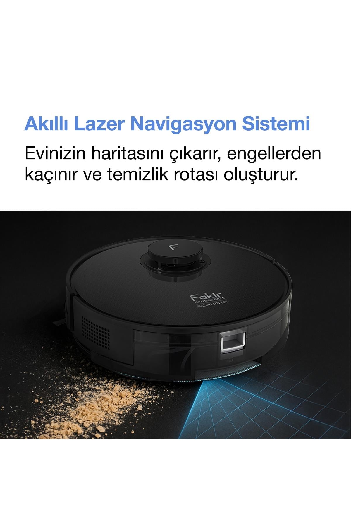 Fakir Robert RS 800 Robot Süpürge