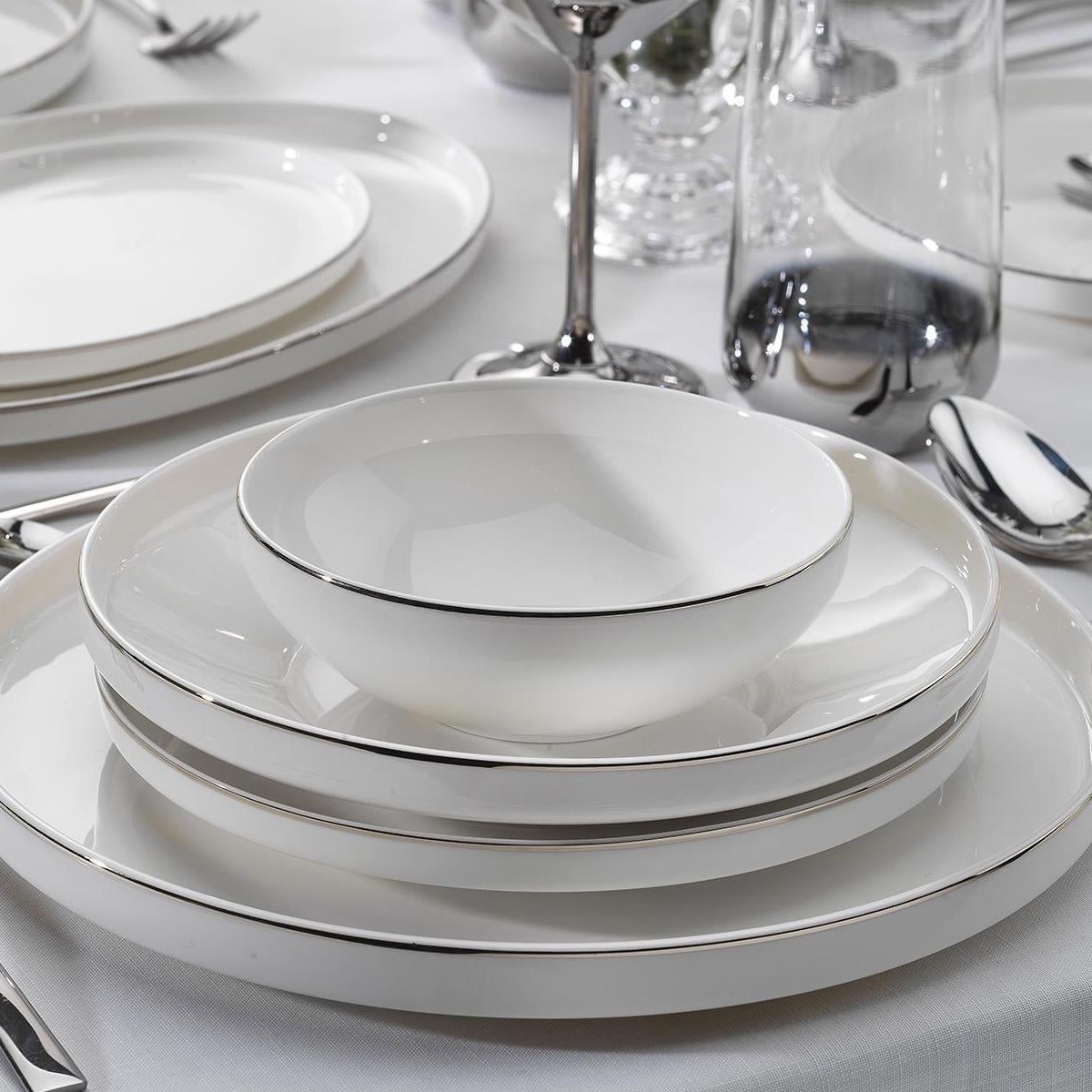 Schafer Adel Yemek Takımı 56 Parça Platin