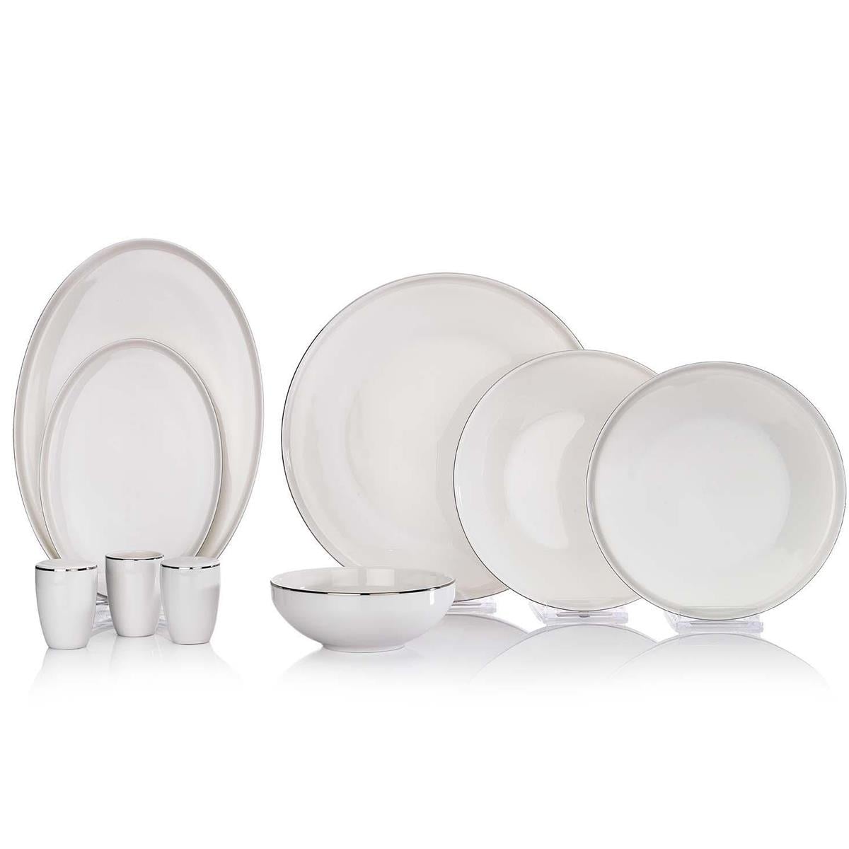 Schafer Adel Yemek Takımı 56 Parça Platin