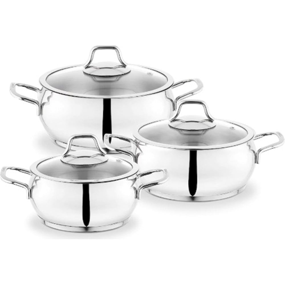 Schafer Cookhaus 6 Parça Midi Çelik Tencere Seti
