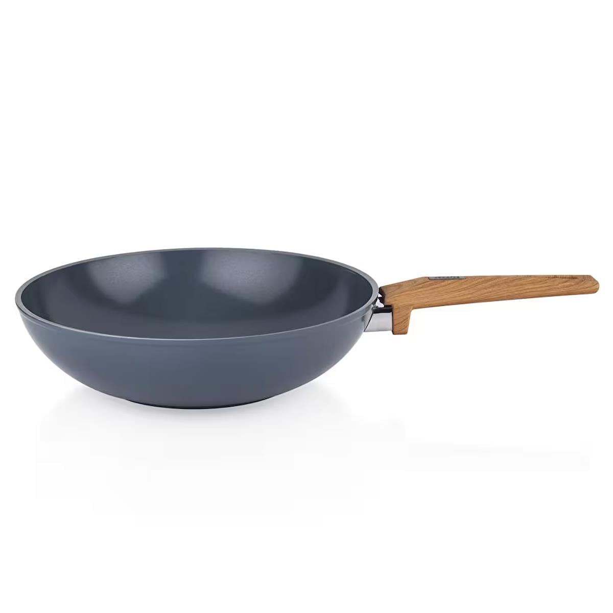 Schafer Fiesta 28 Cm Seramik Wok Tava 1 Parça-Siyah