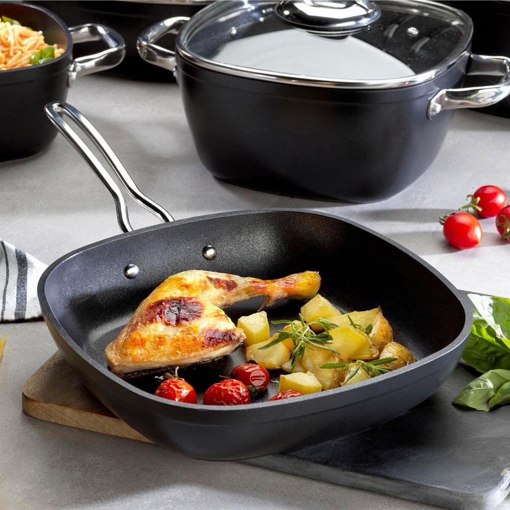 Schafer Gastronomie Master Granit Tava-24Cm-Siyah