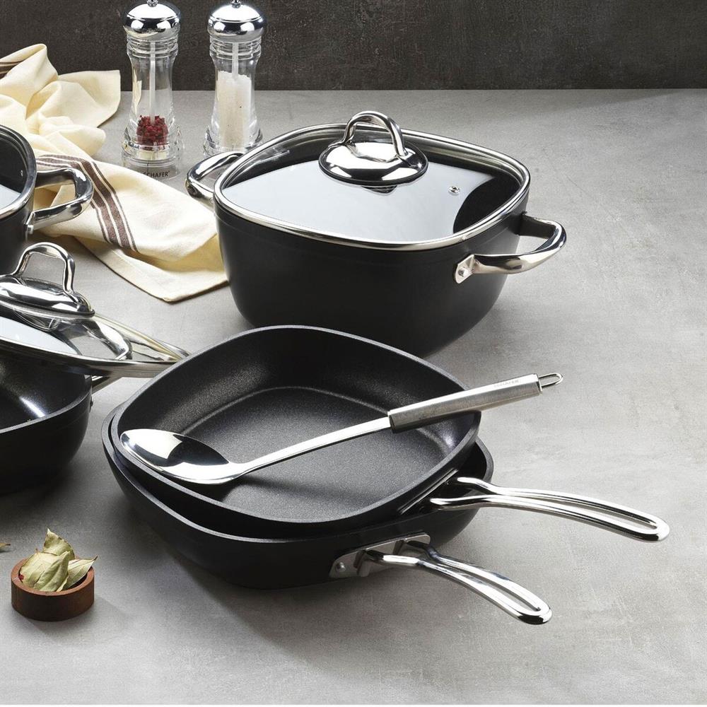Schafer Gastronomie Master Granit Tava-26Cm-Siyah