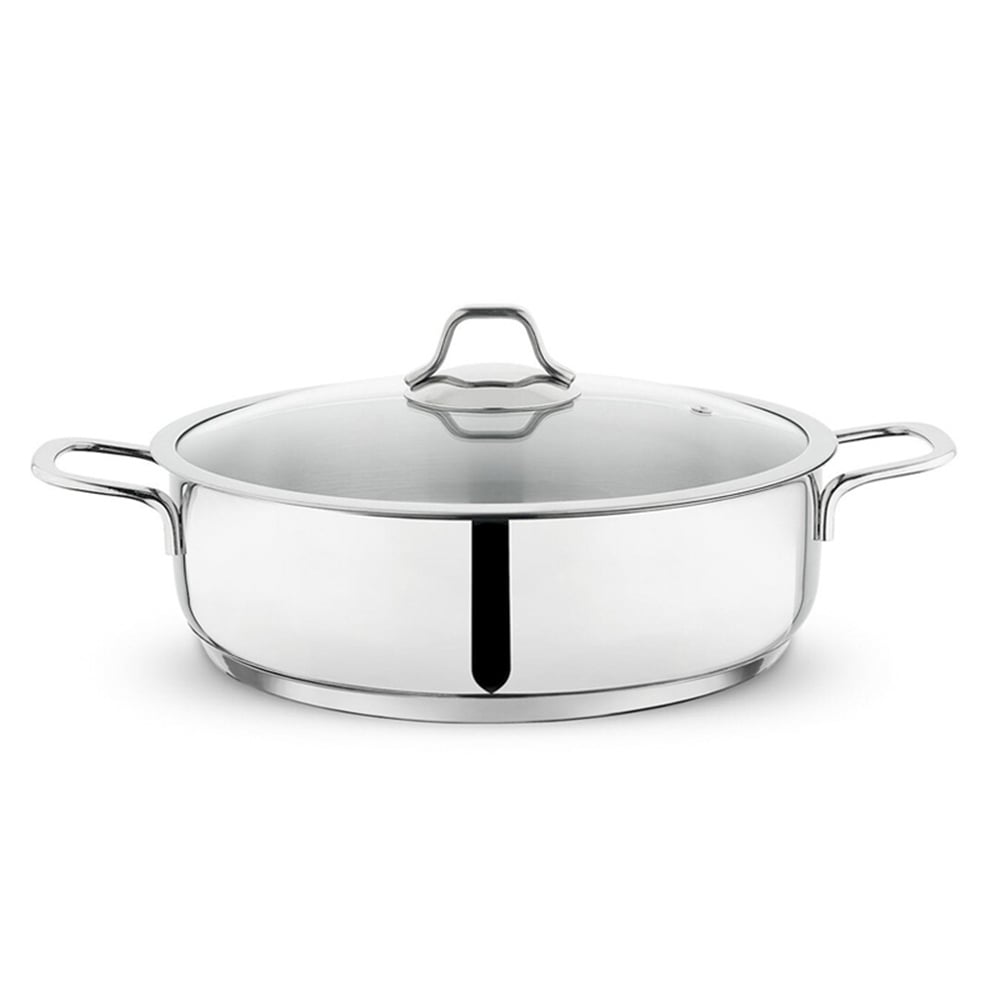 Schafer Held Celık Basık Tencere 24 Cm 2 Prc Inox 04