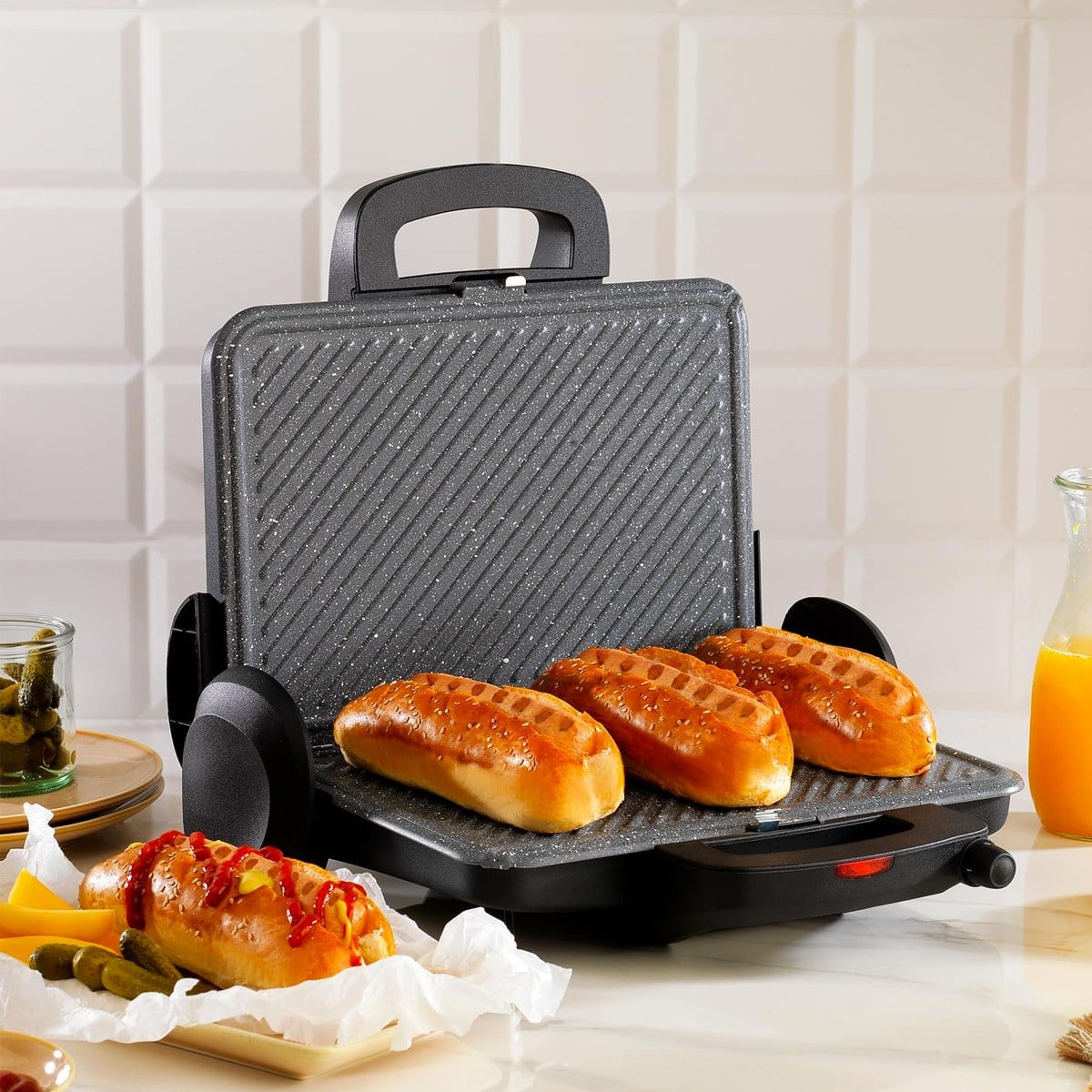 Schafer Tosthaus Tost Makinesi-Siyah