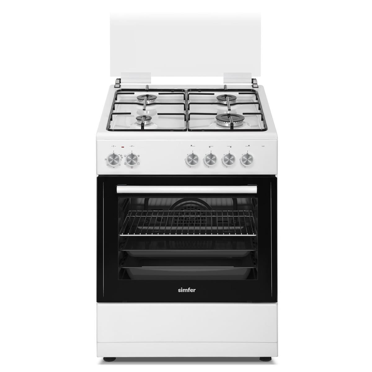 Simfer 1241 6 Fonksiyon 4G Beyaz Elektro Turbo Fırın