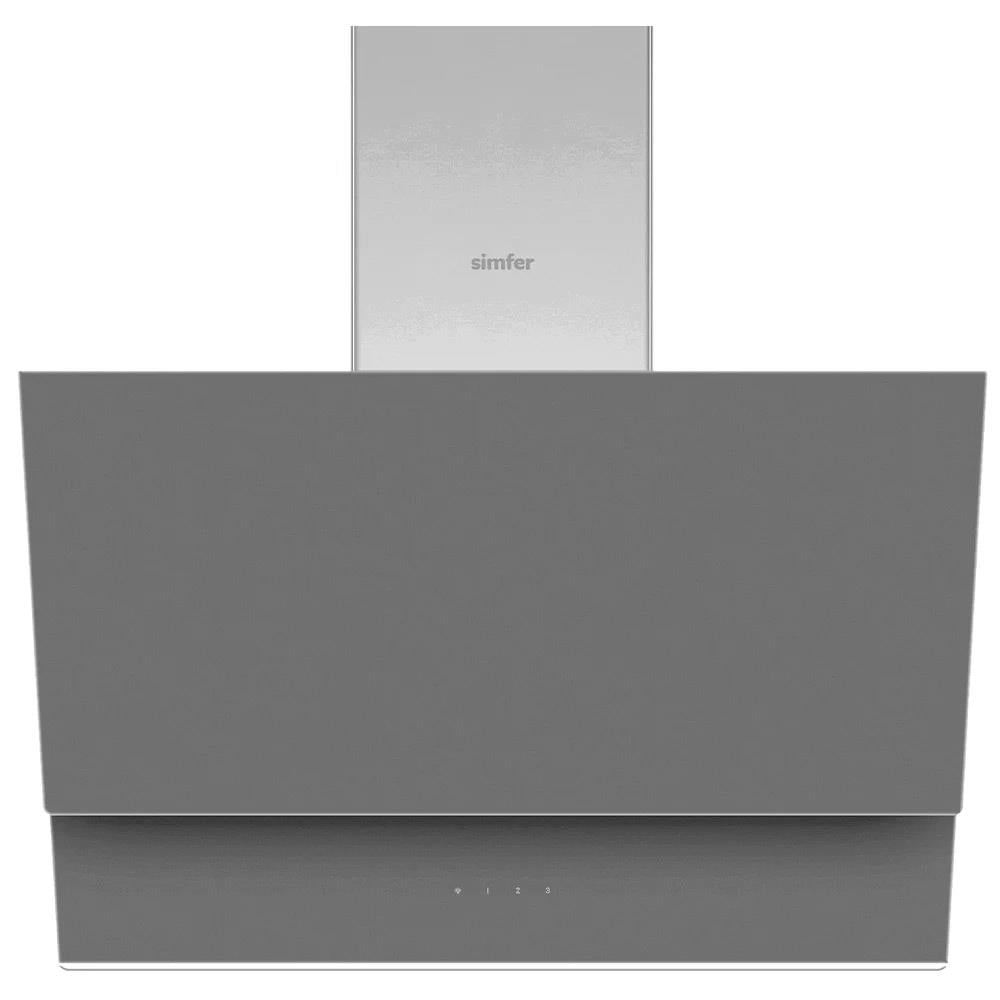 Simfer 9615 60 cm Gri Eğik Dokunmatik Cam Davlumbaz