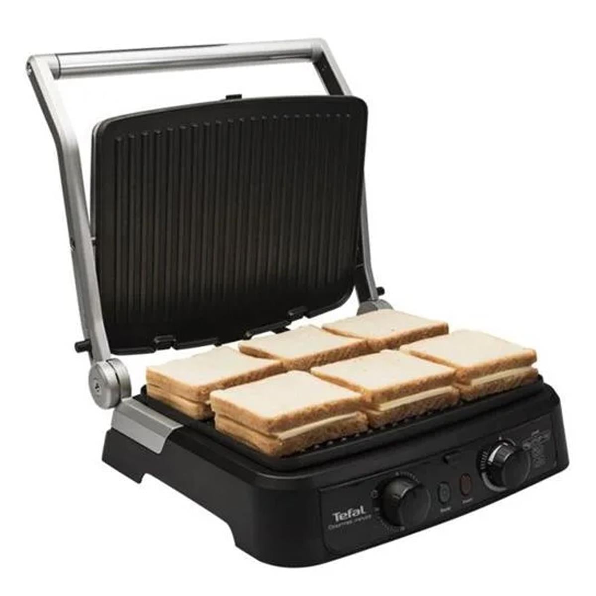 Tefal Gourmet Minute Inox Elektrikli Izgara ve Tost Makinesi