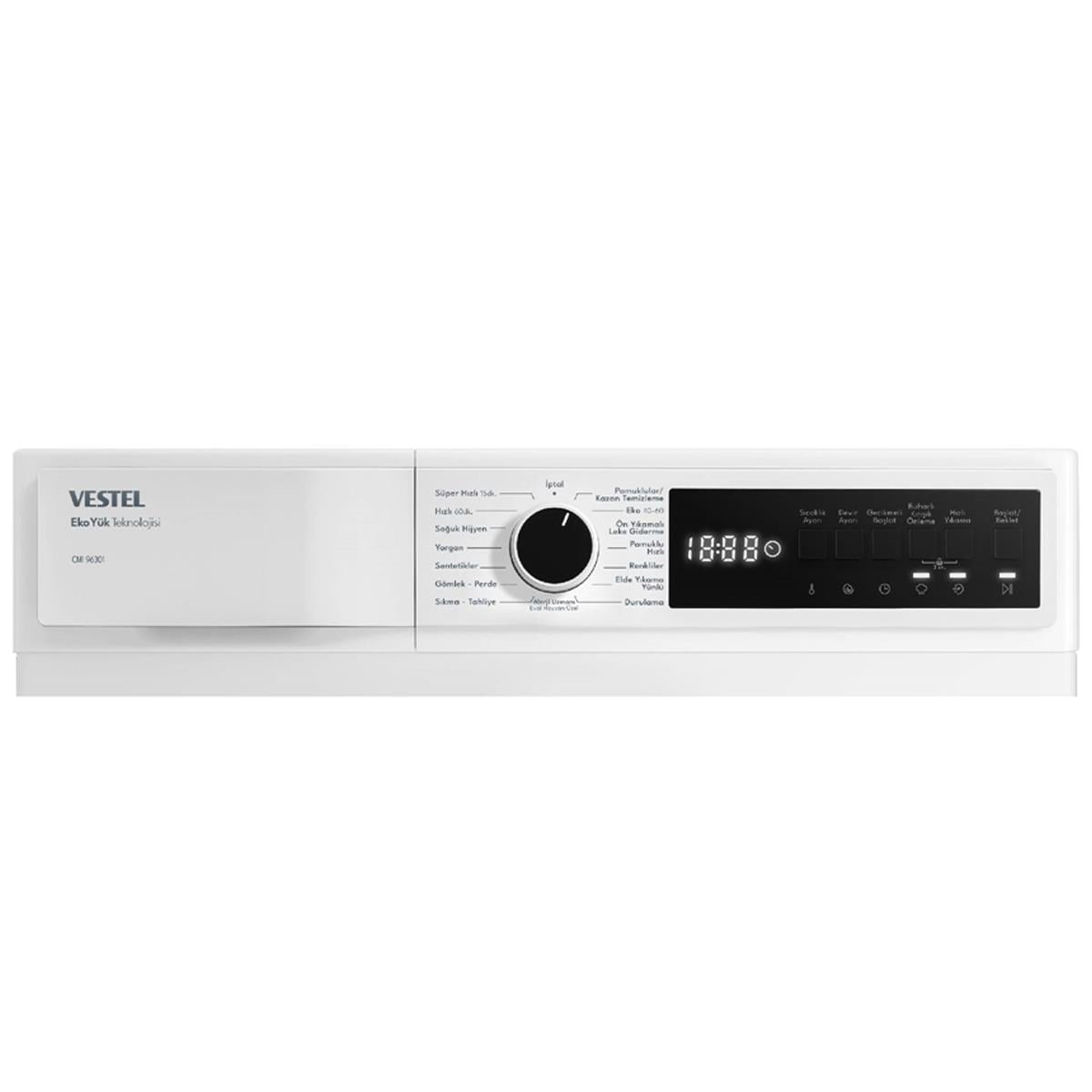 Vestel CMI 96301 9 kg 1000 Devir Çamaşır Makinesi 20265391
