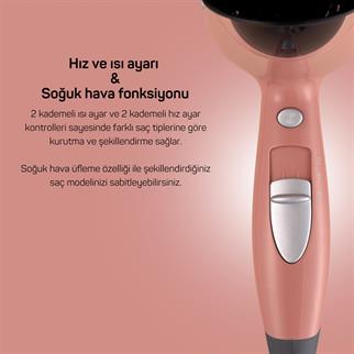 Arzum AR5014-AG Senfony Color Saç Kurutma Makinesi - Akşam Güneşi