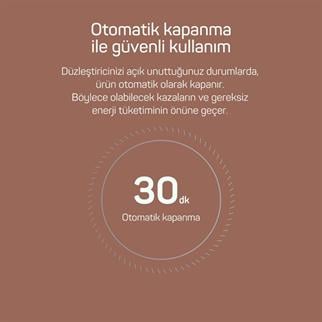 Arzum AR5068 Superstar Touch Saç Düzleştirici Fırça - Siyah