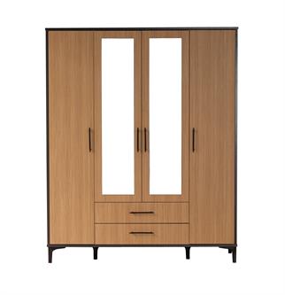 Cagiz DLP.1016 Neva 4 Kapaklı Dolap Antrasit-Meşe