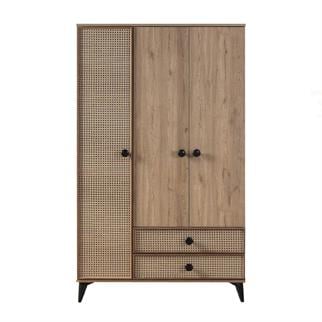 Cagiz Rüya 120 Cm 3 Kapılı Dolap / Hazeran