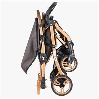 Baby Care BC65 Gold Kahve Capron Çift Yönlü Puset