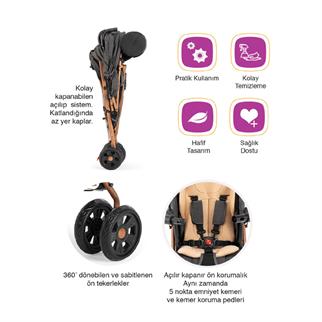 Enti Baby Omega 044 Baston Bebek Arabası