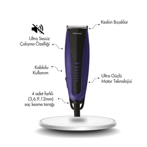 Goldmaster 8102 Merkur Sac Kesme Makınası