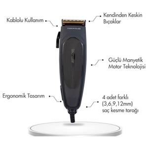 Goldmaster Fenıx Gm-8118 Kablolu Sac Sakal Sekıllendırme