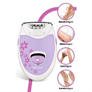 Goldmaster Linda Şarjlı 2 İn 1 Epilatör Ve Topuk Törpüsü Seti Epilasyon Cihazı