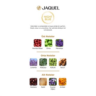 Jaquel Night Blue Erkek Parfümü 100ml