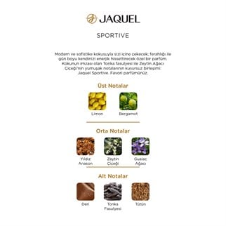Jaquel Sportive Erkek Parfümü 100ml