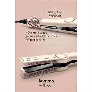 Kamma As-25 Aırsmooth Sac Duzlestırıcı-pembe