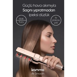 Kamma As-25 Aırsmooth Sac Duzlestırıcı-pembe