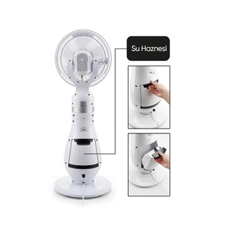 Kamma Kmf130 Mist Fan Buharlı Vantilator