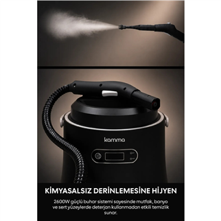 Kamma St2 Steamy Ultra Buharlı Temızlik Makinesi-beyaz