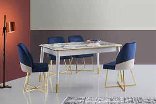 Karataş FL-1113 Flora Masa Efes/Beyaz-Gold