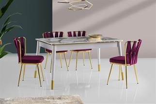 Karataş FL-1113 Flora Masa Efes/Beyaz-Gold