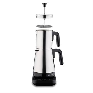 Korkmaz A850 Moderna Elektrikli Çaydanlık Siyah/Satin 1.3 lt