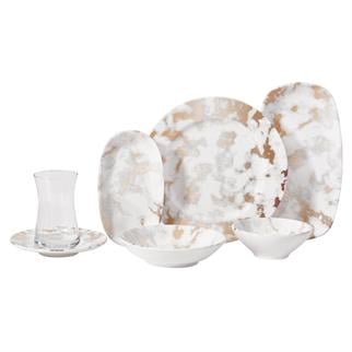 Korkmaz A8745 Doğa Collection 26 Parça Kahvaltı Takımı