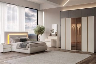 Marcabella Mrs26-5001 Nefes Başlıklı Yatak Odası Takımı
