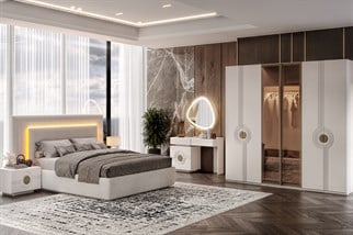Marcabella Mrs26-5003 Nova Baslıklı Yatak Odası Takımı