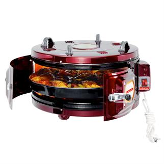 Milanor 6037 Büyük Termostatlı Emaye Davul Fırın