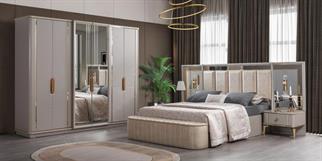 Modasel Miranda Yatak Odası Takımı Bazalı